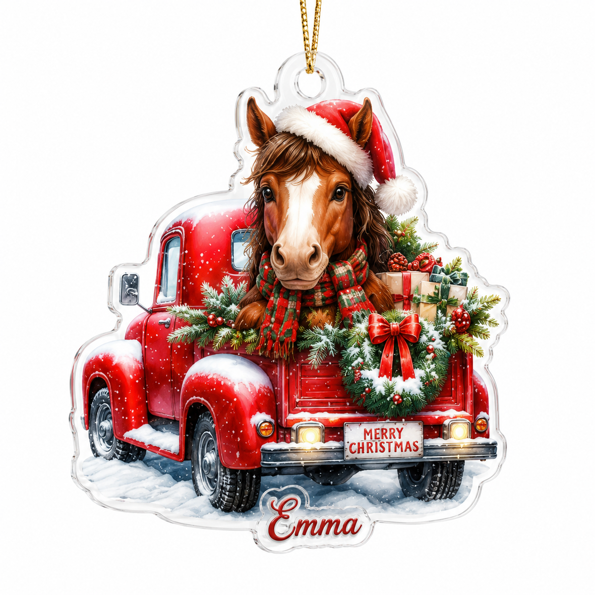 Christmas Farm Horse