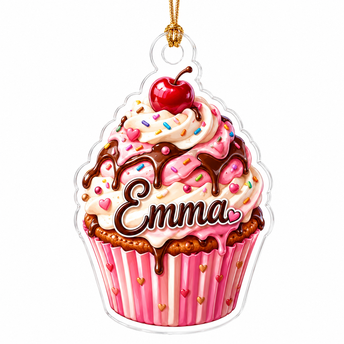 Custom Dessert Cupcake Acrylic