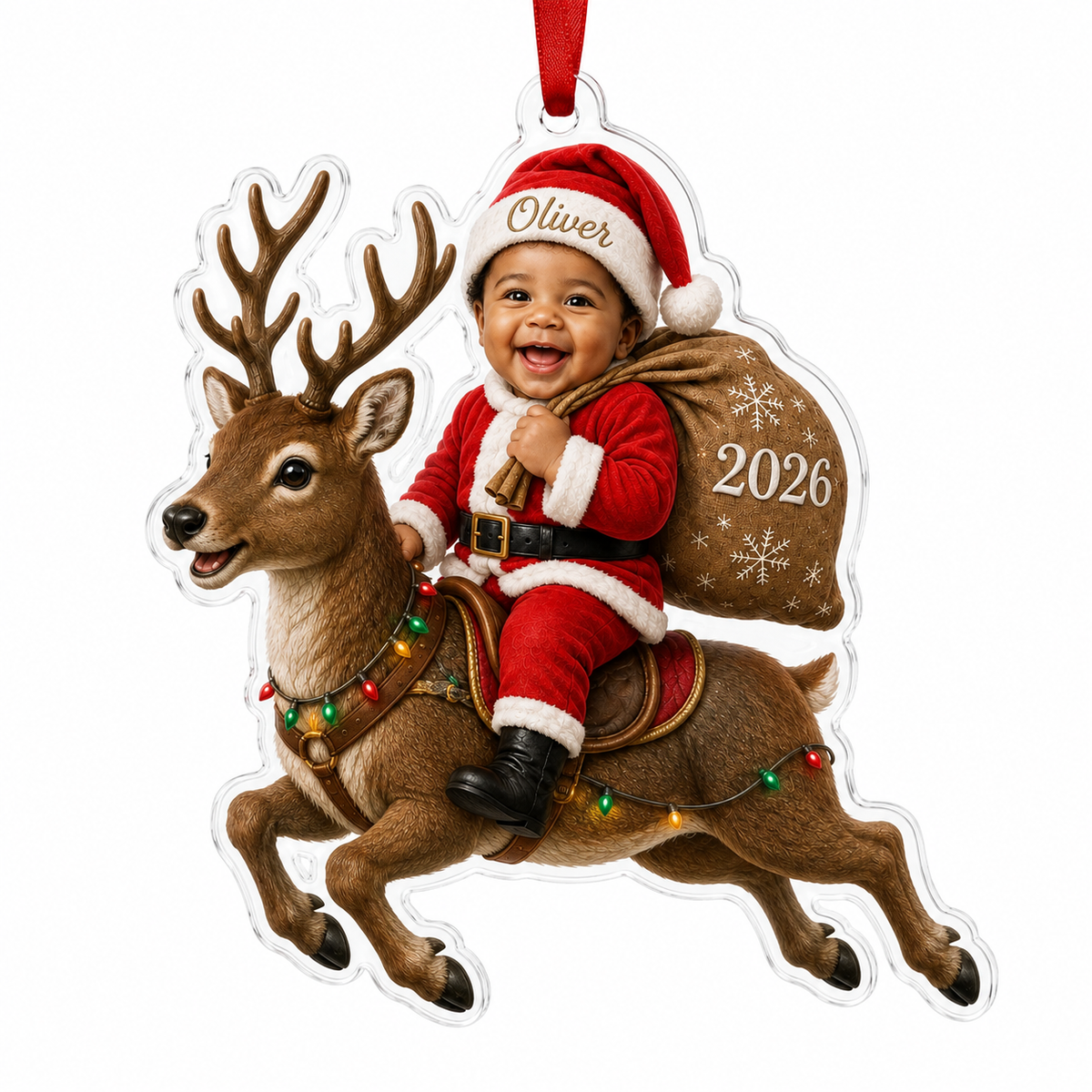 Custom Photo Baby Animal Reindeer