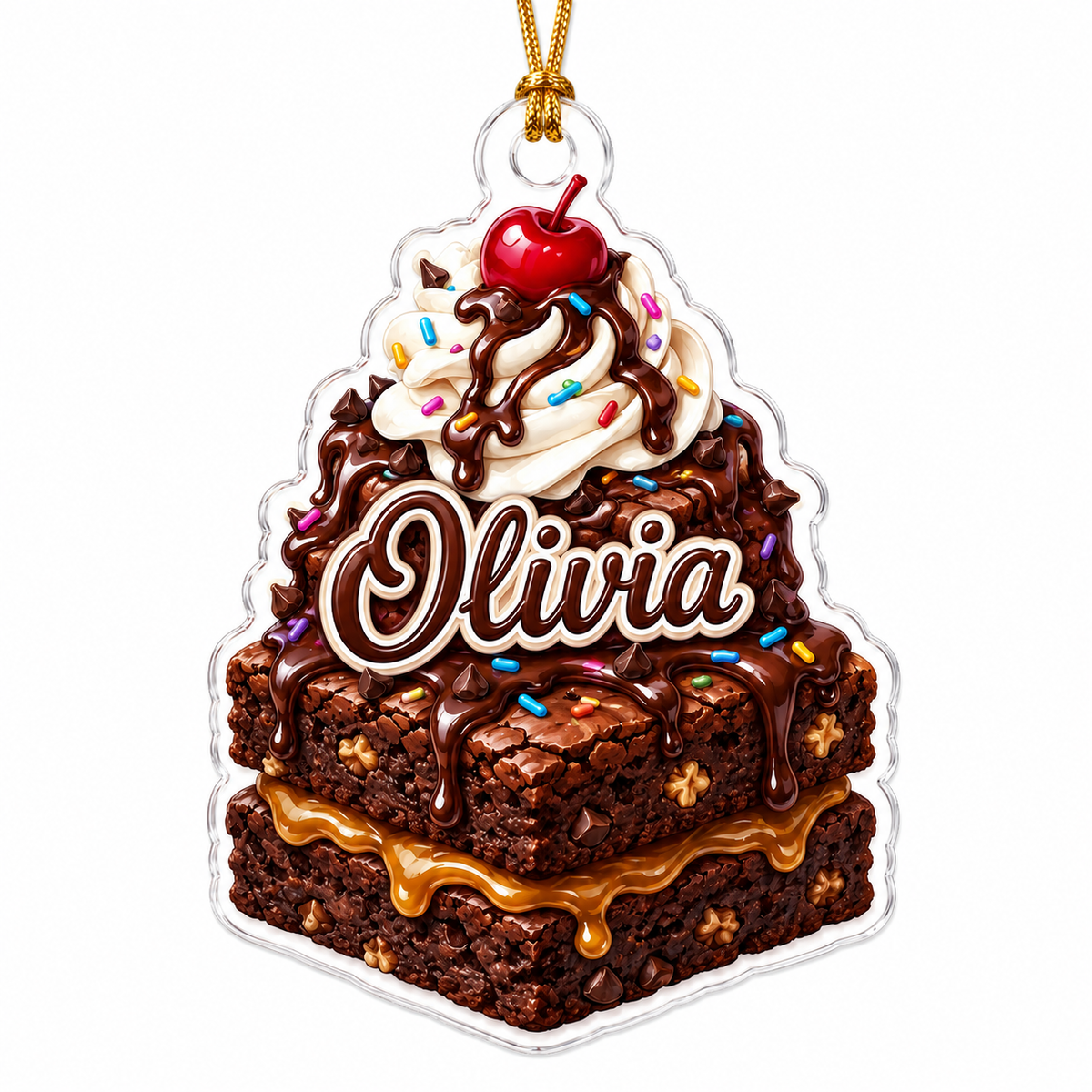 Custom Dessert Brownie Acrylic