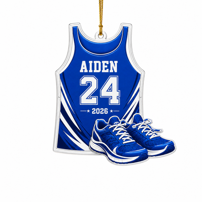 Custom Runner Acrylic - Numbered Singlet and Shoes