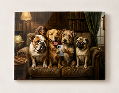 Custom Dog Portrait Metal Wall Art – Personalized Photo Pet Print Gift For Pet Lover THUC99