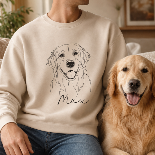 Personalized Dog Memorial Hoodie Custom Pet Photo Sweatshirt Sympathy Gift for Pet Loss THUC99