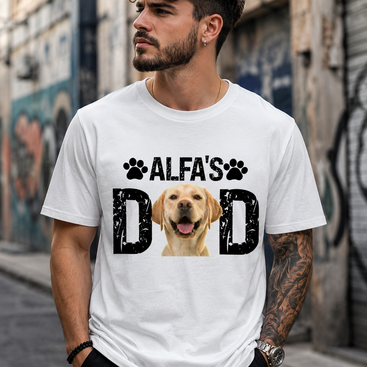 Custom Photo Dog Vintage Wash T-Shirt, Personalized Pet Lover Gift | Dog Lover Shirt THUC99