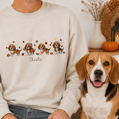 Personalized Dog Face Sweatshirt Custom Pet Photo Hoodie Gift for Dog Lovers THUC99