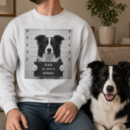 Custom Dog Photo Sweatshirt Personalized Pet Face Hoodie Anniversary Gift for Dog Owners THUC99