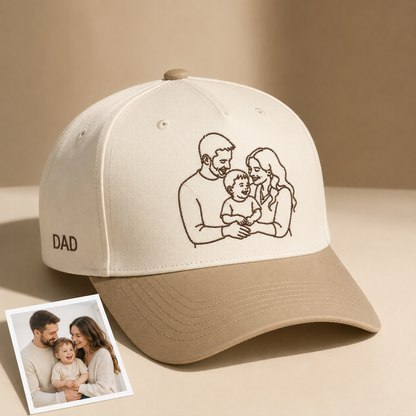 Custom Photo Dad Hat, Personalized Embroidered Cap, Custom Pet Face Hat, Dog Dad Gift, Cat Dad Gift, Father’s Day Gift For Dad THUC99