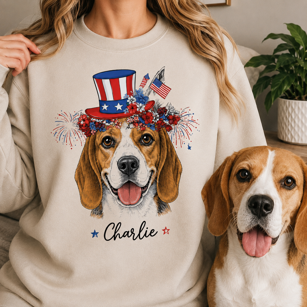 Custom Dog Mom Hoodie Personalized Pet Photo Sweatshirt Gift from Dog to Mom THUC99