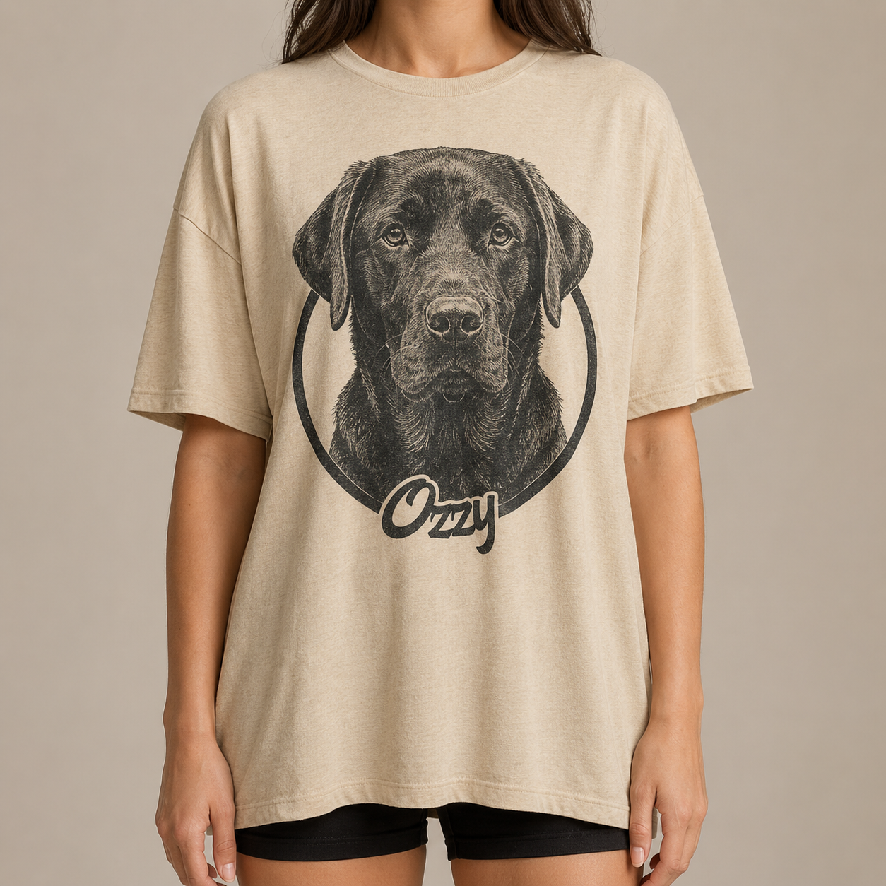 Custom Dog Picture Wash T-Shirt, Personalized Pet Owner Gift | Gift For Dog Lovers THUC99