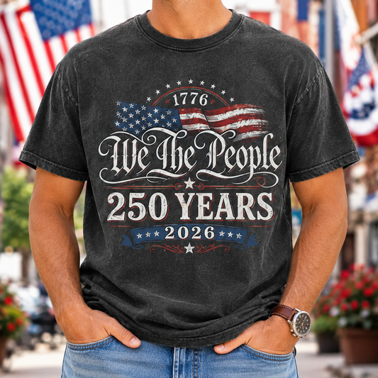 USA Semiquincentennial T-Shirt 1776–2026 America 250 Years Patriotic Tee THUC99