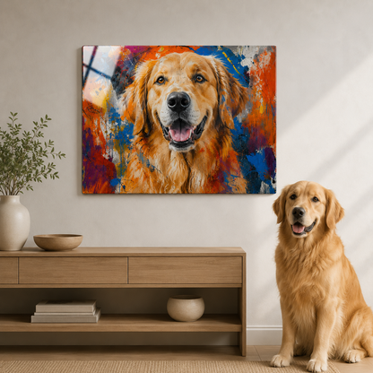 Personalized Pet Metal Wall Art – Custom Dog Portrait Print Gift For Dog Cat Lover THUC99