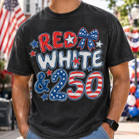 250 Years of America T-Shirt, USA Semiquincentennial Gift Tee THUC99