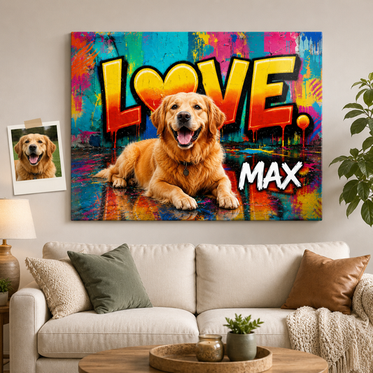 Custom Photo Dog Metal Wall Art – Personalized Pet Memorial Gift For Dog Cat Lover THUC99