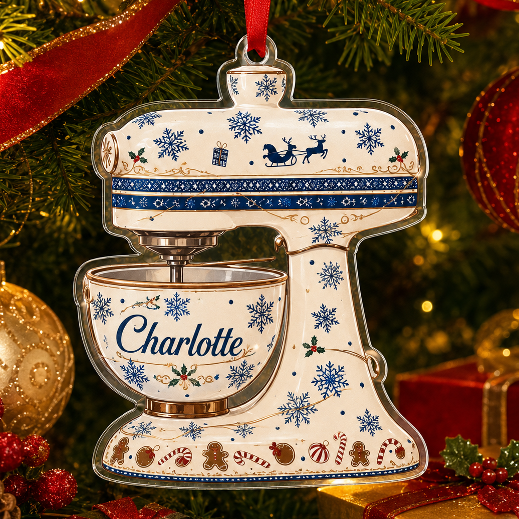 Personalized Kitchen Utensils Acrylic Pottery Dough Mixer