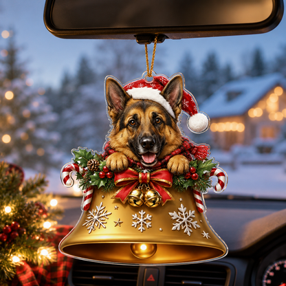 Dog Christmas Bell German Shepherd
