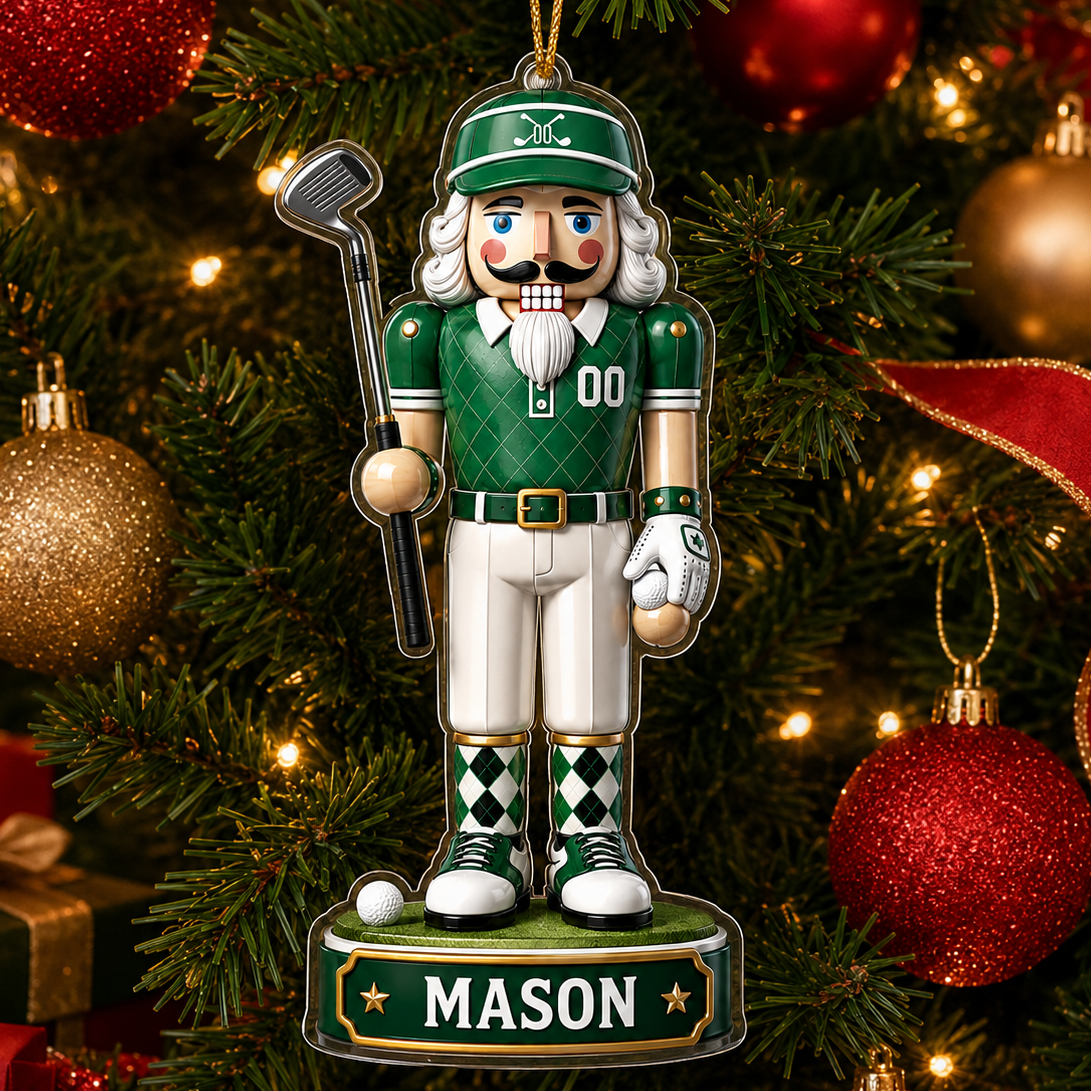 Sports Nutcracker Golf Acrylic