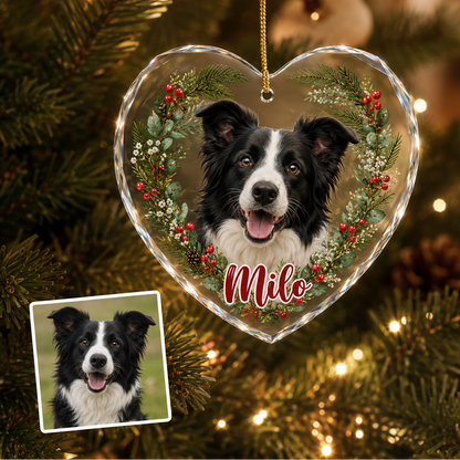 Custom Photo Dog Xmas Style 8