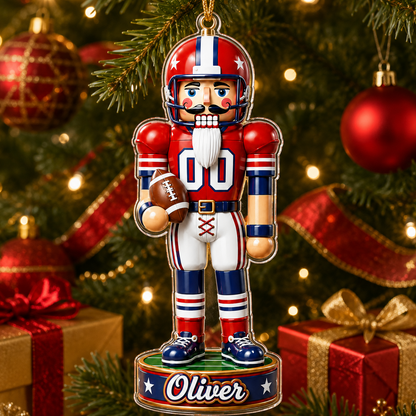 Sports Nutcracker American Football Acrylic