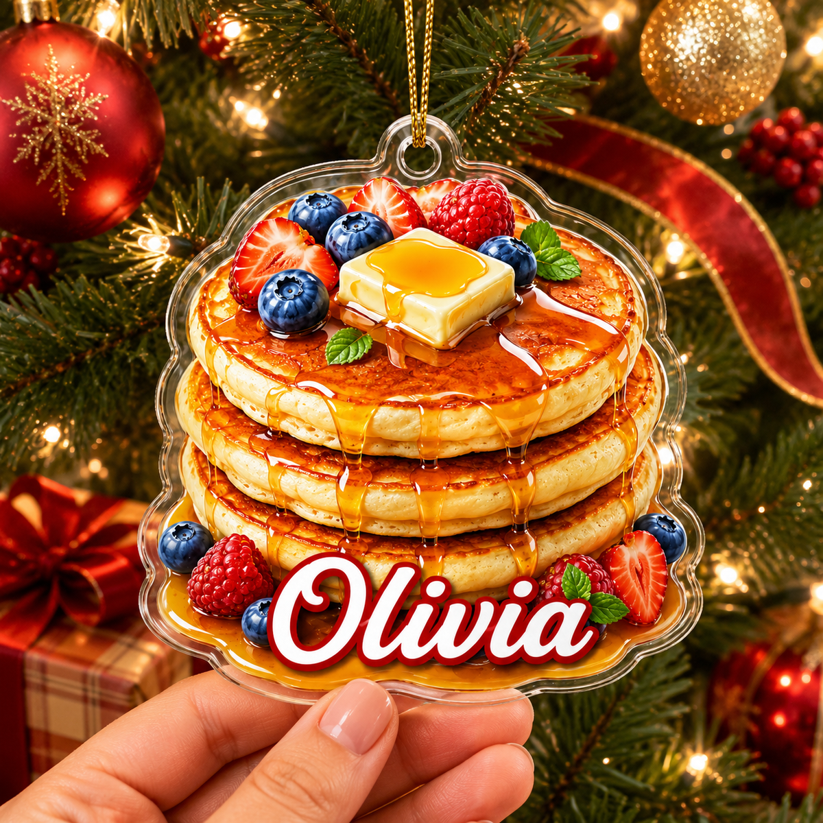 Breakfast Custom Name Classic Pancakes Acrylic