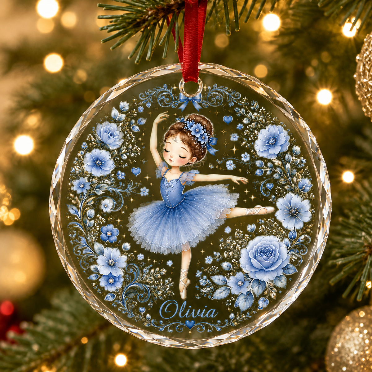 Personalized Dancing Glass Chibi Ballet