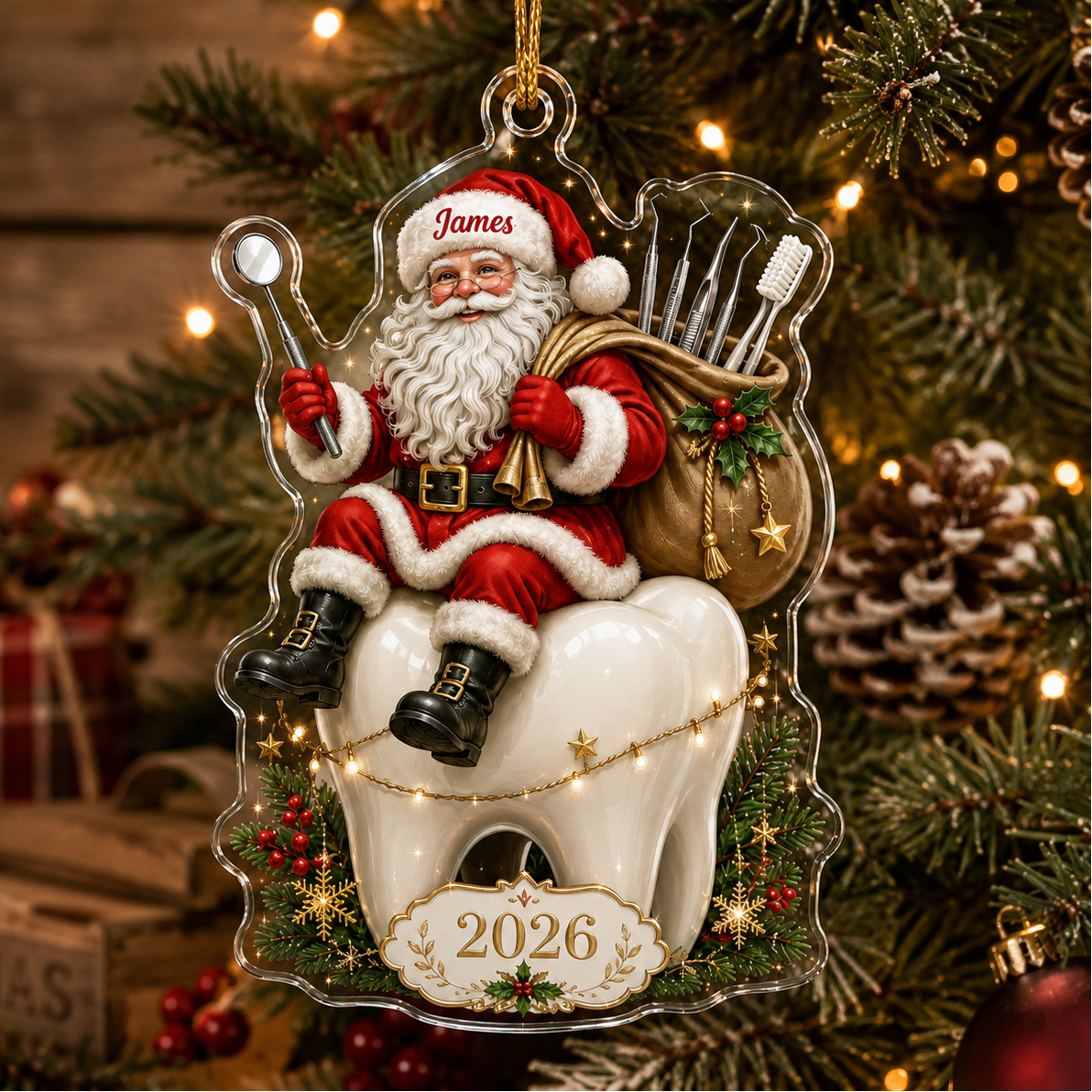 Dental Santa Dentist Tooth Gi