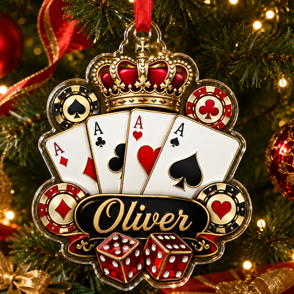 Pocker Custome Name Acrylic King Pocker