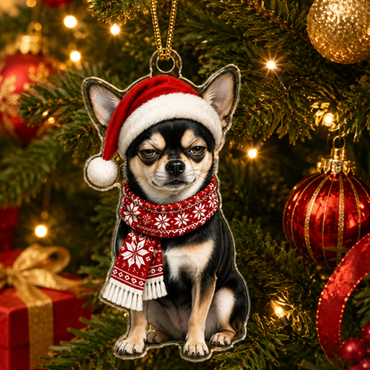 Dog Funny Christmas Chiahuahua