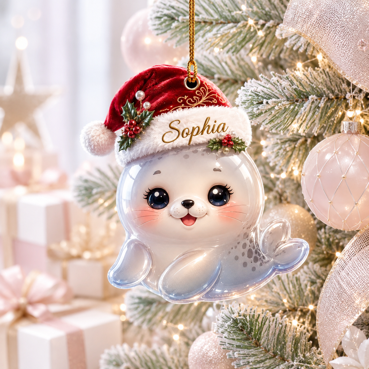 Animal With Santa Hat Seal