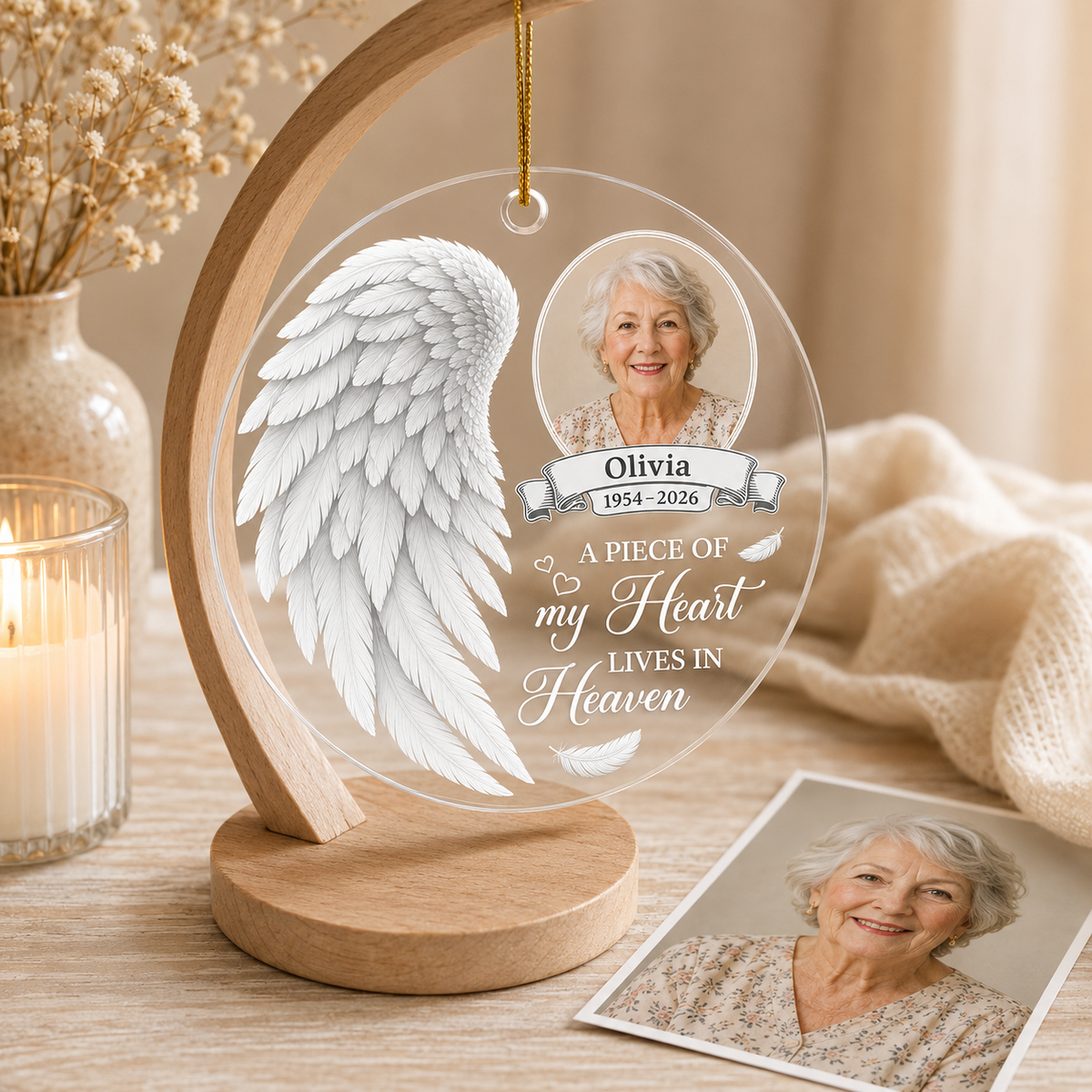 Custom Photo Angel Wing Photo