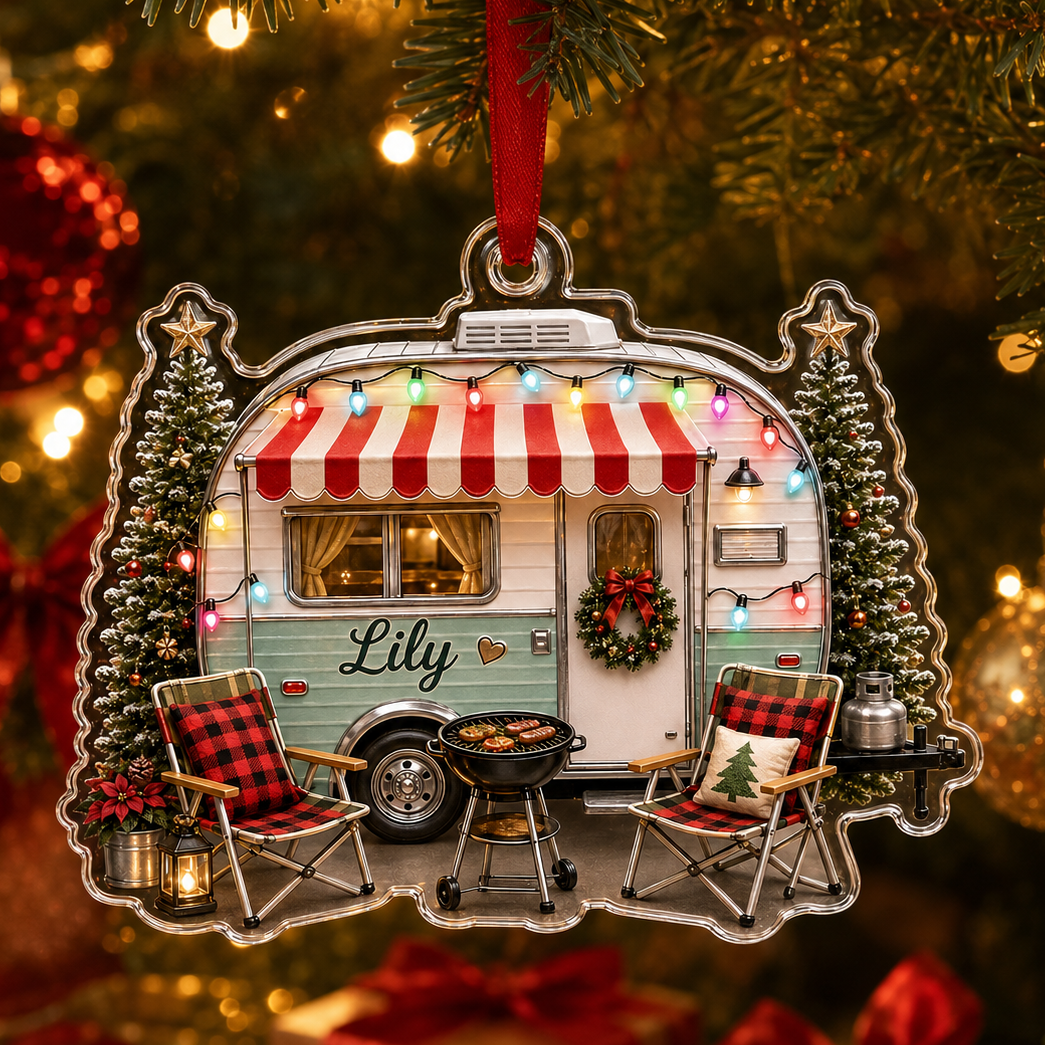 Camping Personalize Acrylic Dining Camping