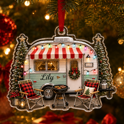 Camping Personalize Acrylic Dining Camping