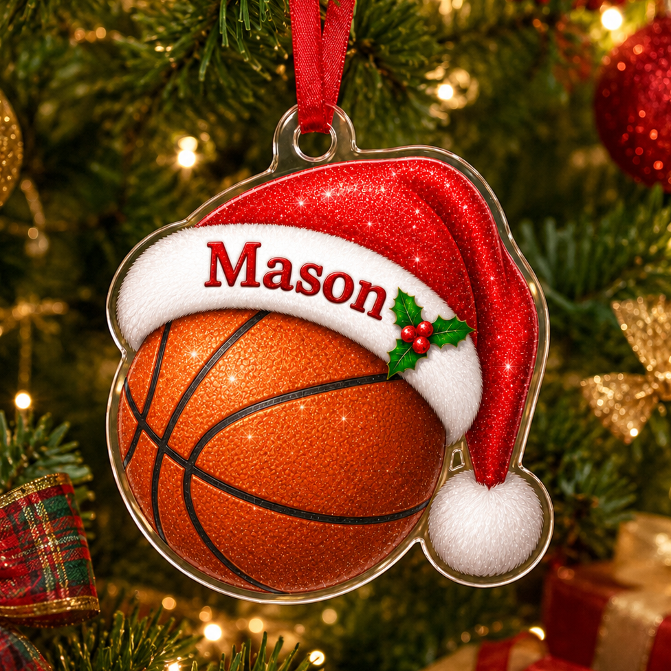 Sport Custome Name Acrylic Basketball
