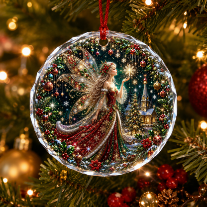 Fairy Glass Ornament Christmas Fairy