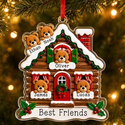 Christmas Animal House Bear