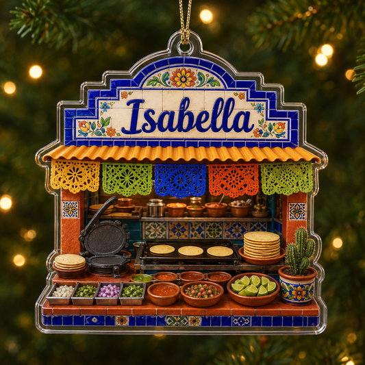 Food Lover Taco Shop Ornament