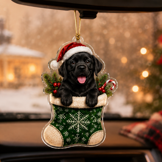Dog Christmas Socks Labrador Retriever