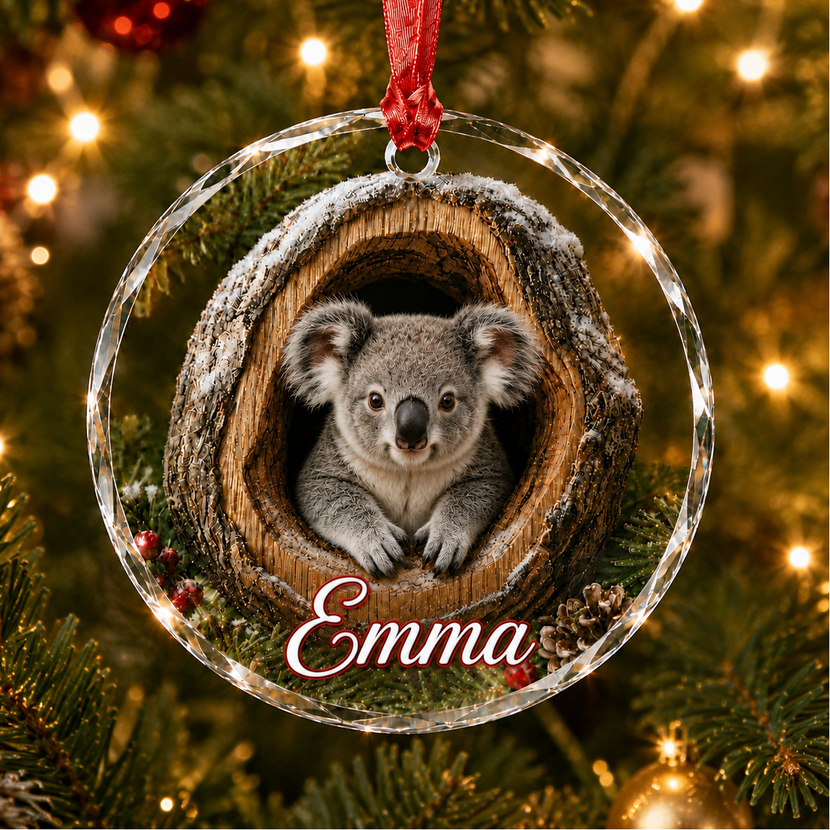 Glass ornament Animal Koala