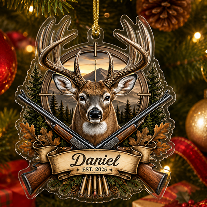 Personalized Hunting Deer Hunter Legacy Acrylic