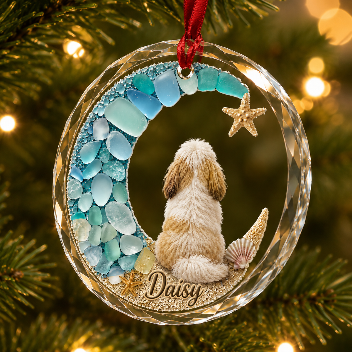 Custom Dog Seashell Shiz Tzu