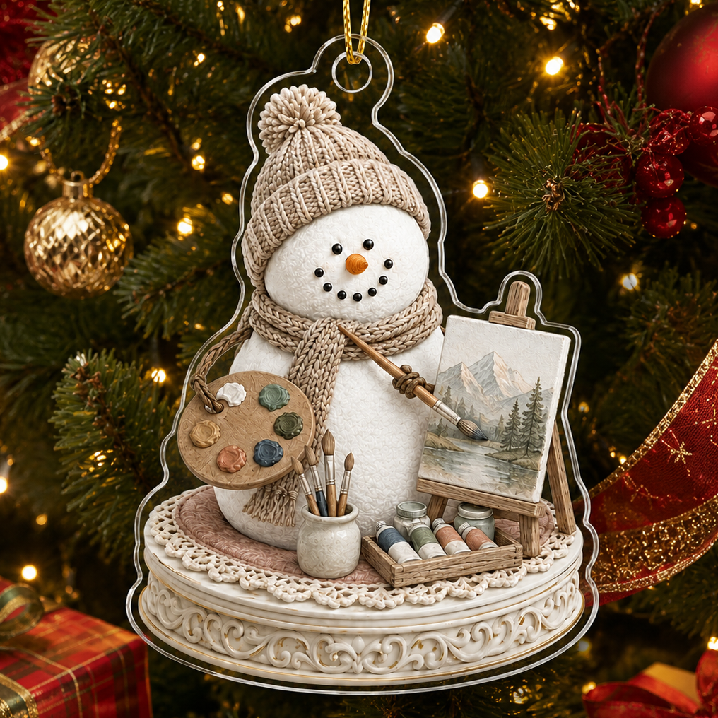 Snowman Hobbies Acrylic Painting