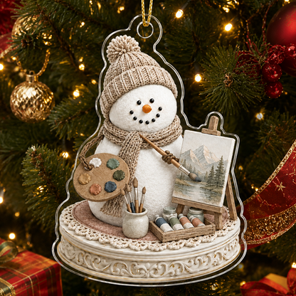 Snowman Hobbies Acrylic Painting