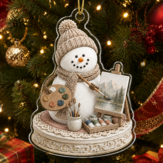 Snowman Hobbies Acrylic Painting