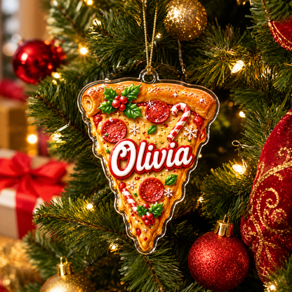 Custom Name Food Acrylic - Pizza Slice