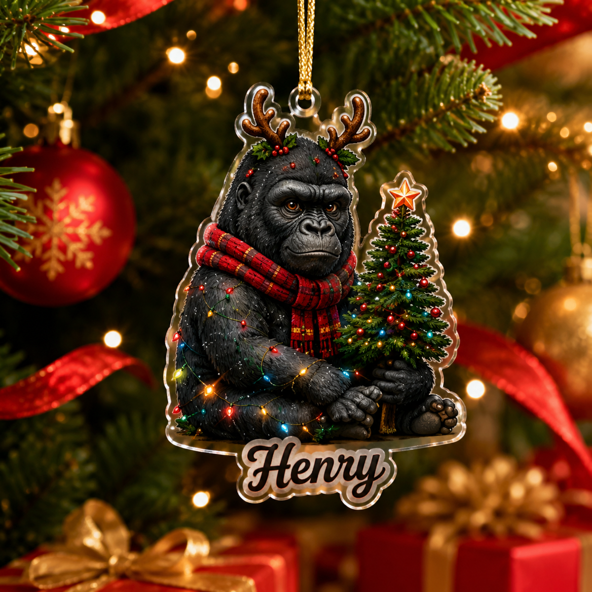 Christmas Animal Gorilla