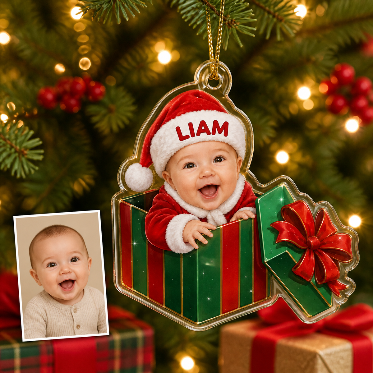 Custom Photo Baby Gift Box