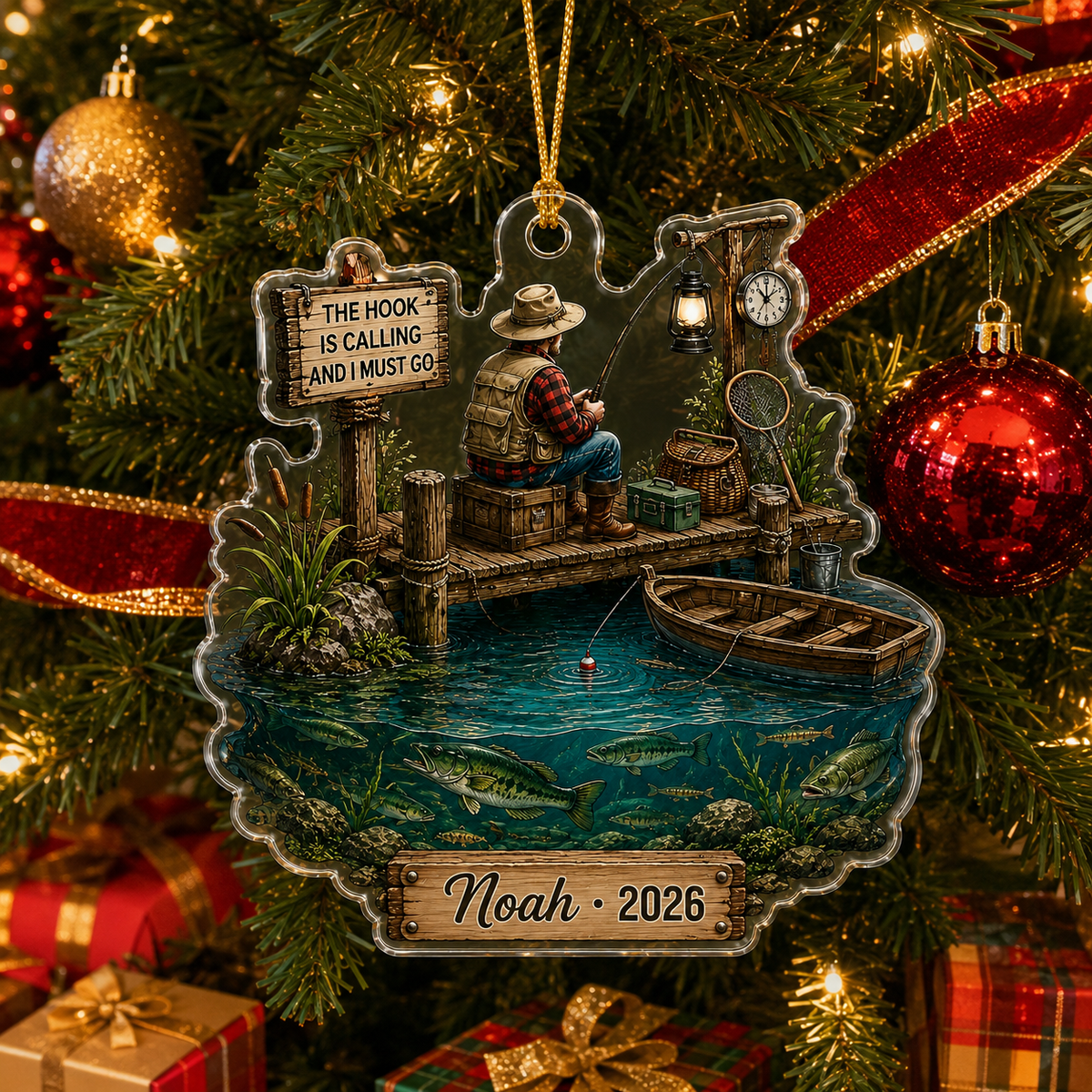 Personalized Fishing Fisherman Acrylic