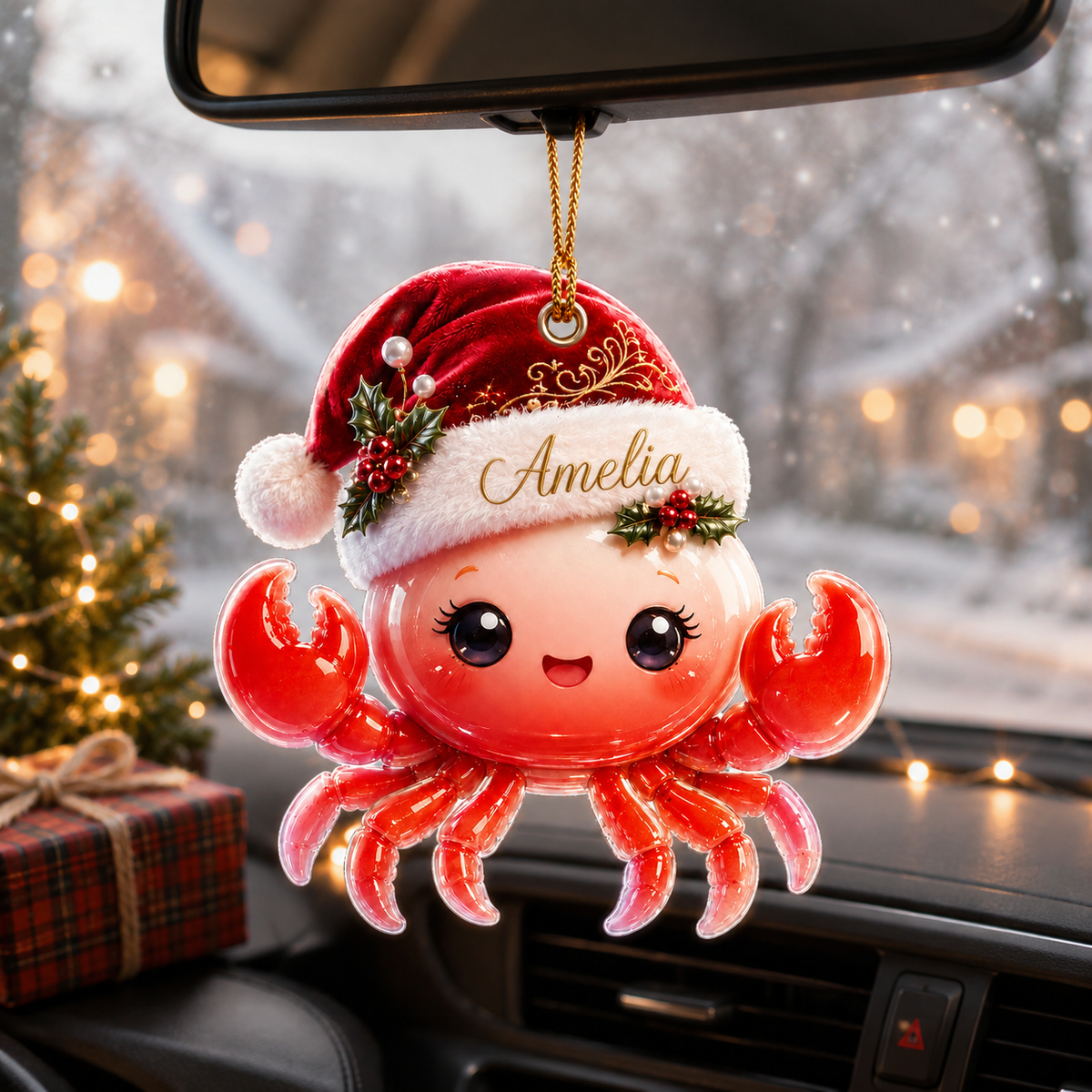 Animal With Santa Hat Crab
