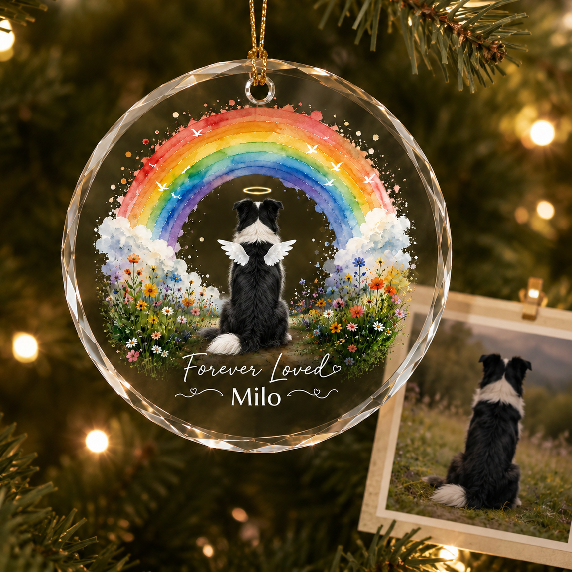Custom Photo Dog Memorial Style 5