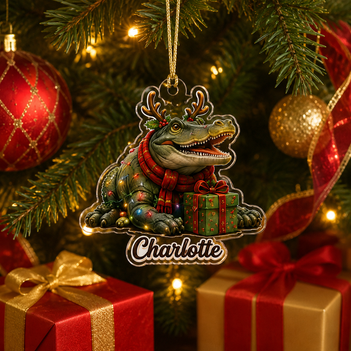 Christmas Animal Alligator