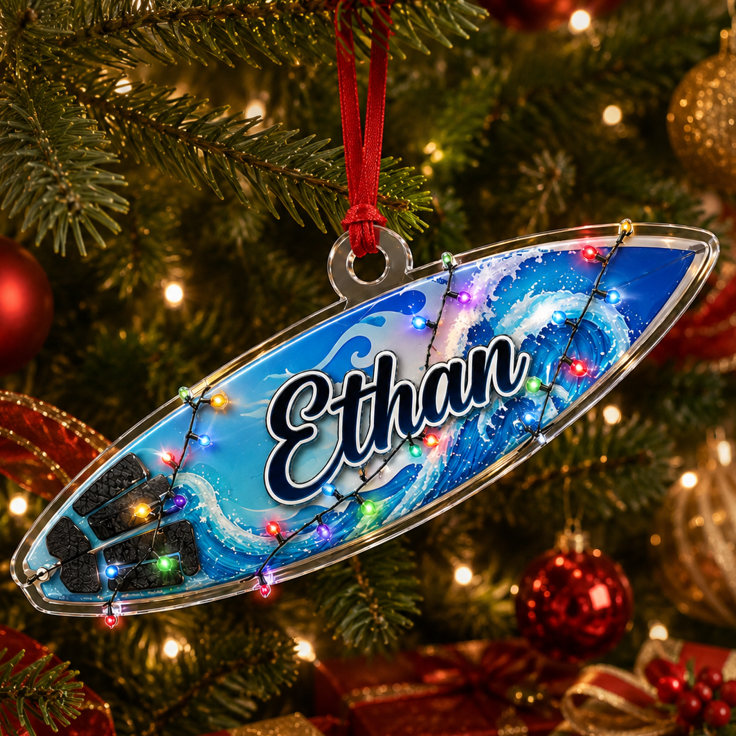 Surfing Personalize Acrylic Surfboard